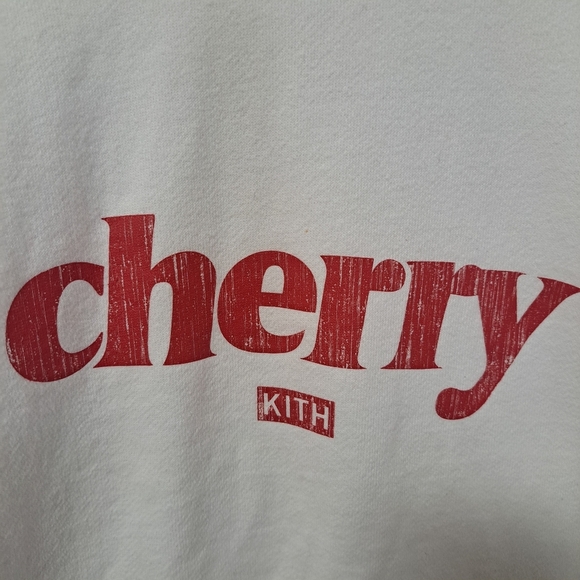 Kith x Cherry Coke Collab Sweatshirt White Small - Picture 6 of 6